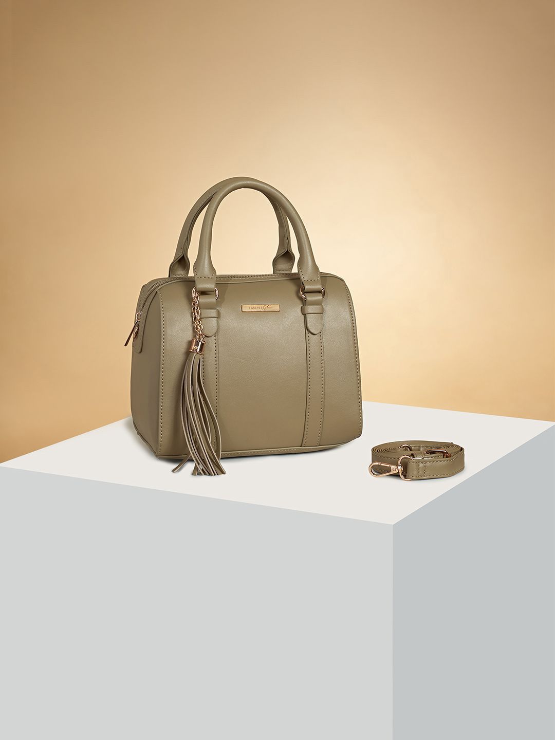 Forever Glam by Pantaloons PU Structured Handheld Bag with Tasselled-picture-35