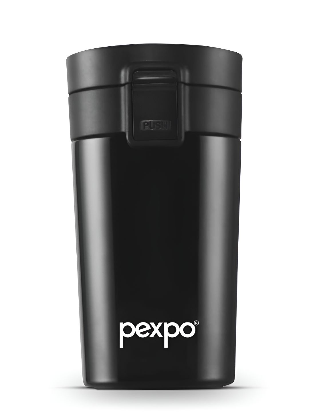 Pexpo Black Single Stainless Steel Double Wall Vacuum Water Bottle