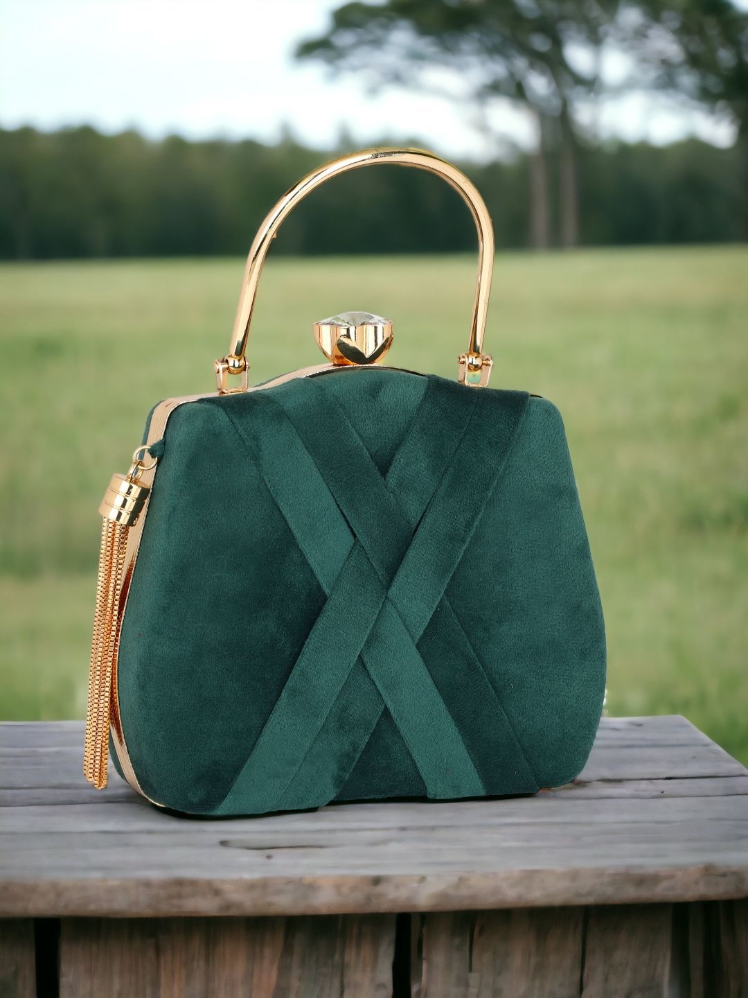 DressBerry Embellished Box Clutch-picture-27