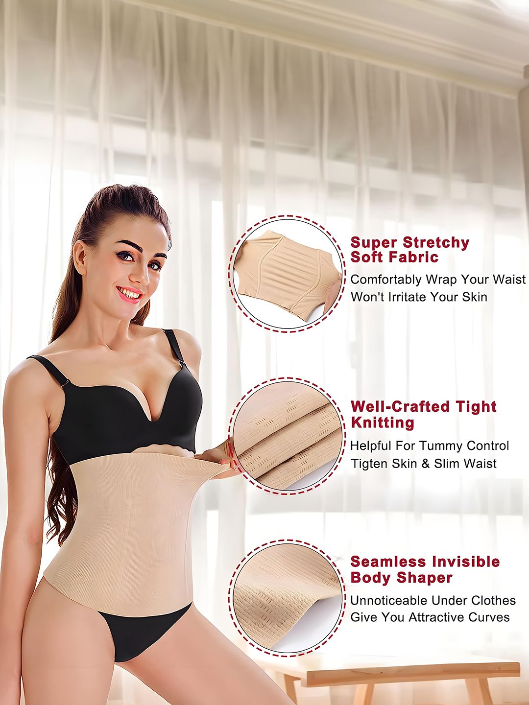DUNBERRY LONDON Women Luxe Corset Belt Tummy Tucker Shaper Shapewear Postpartum Belt-picture-22