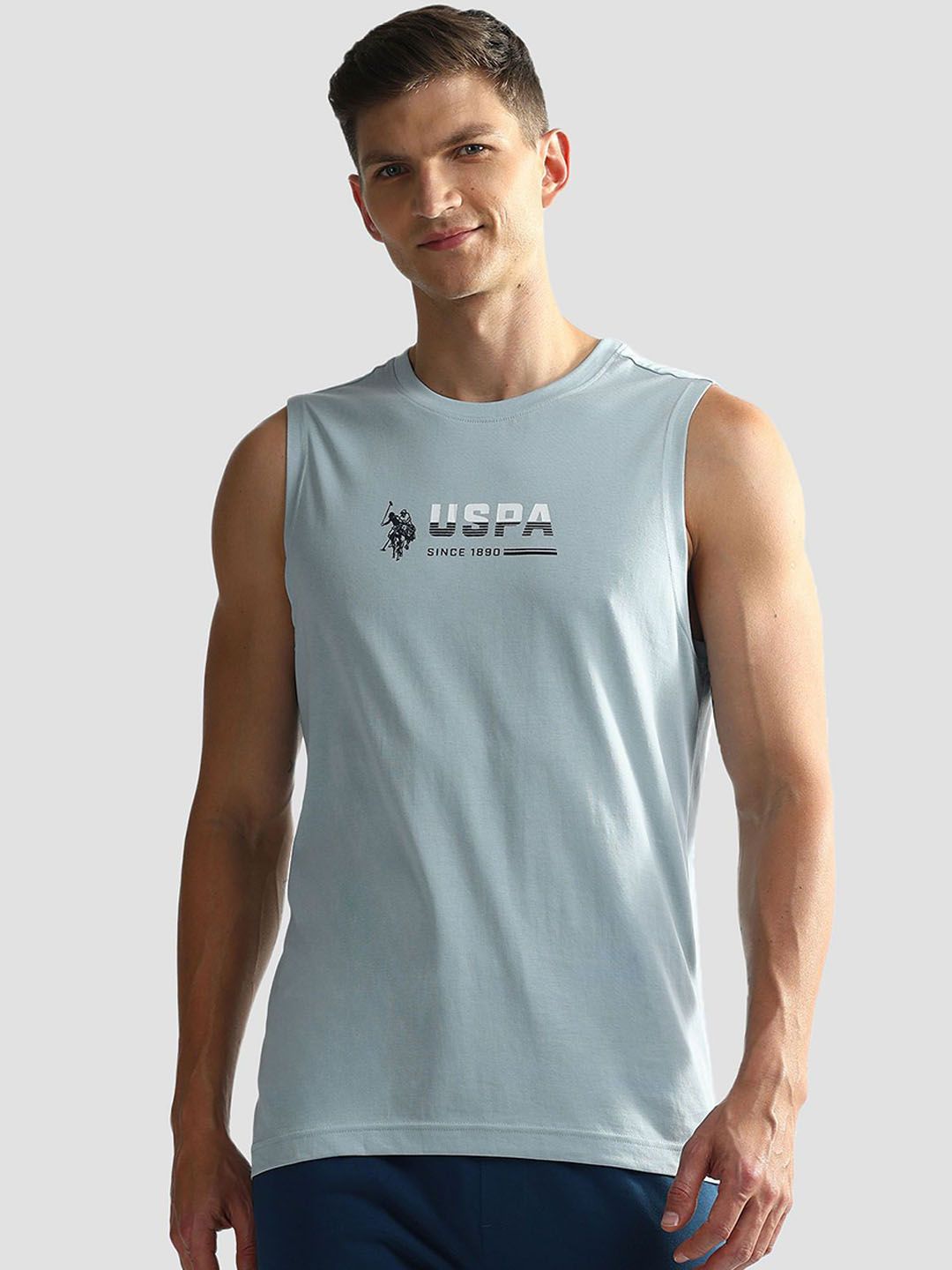 U.S. Polo Assn. Printed Pure Cotton Sleeveless Innerwear Vest-OEV06-B01-PL-picture-25
