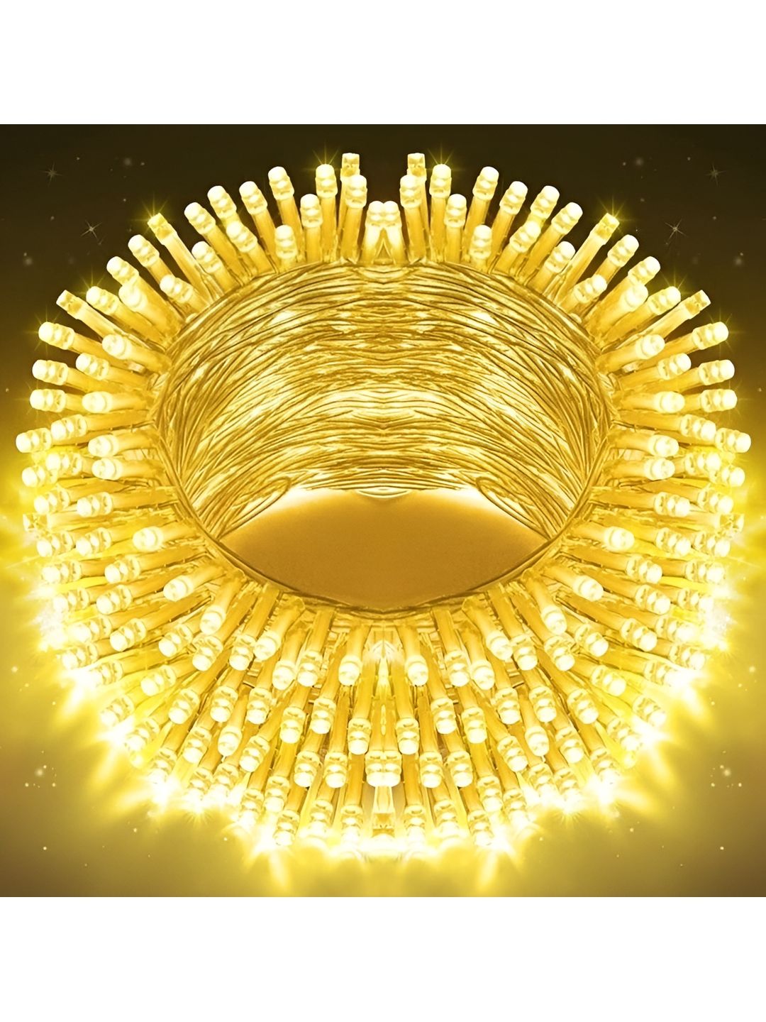 ENORMITY Yellow Rice Shape String Lights-picture-20