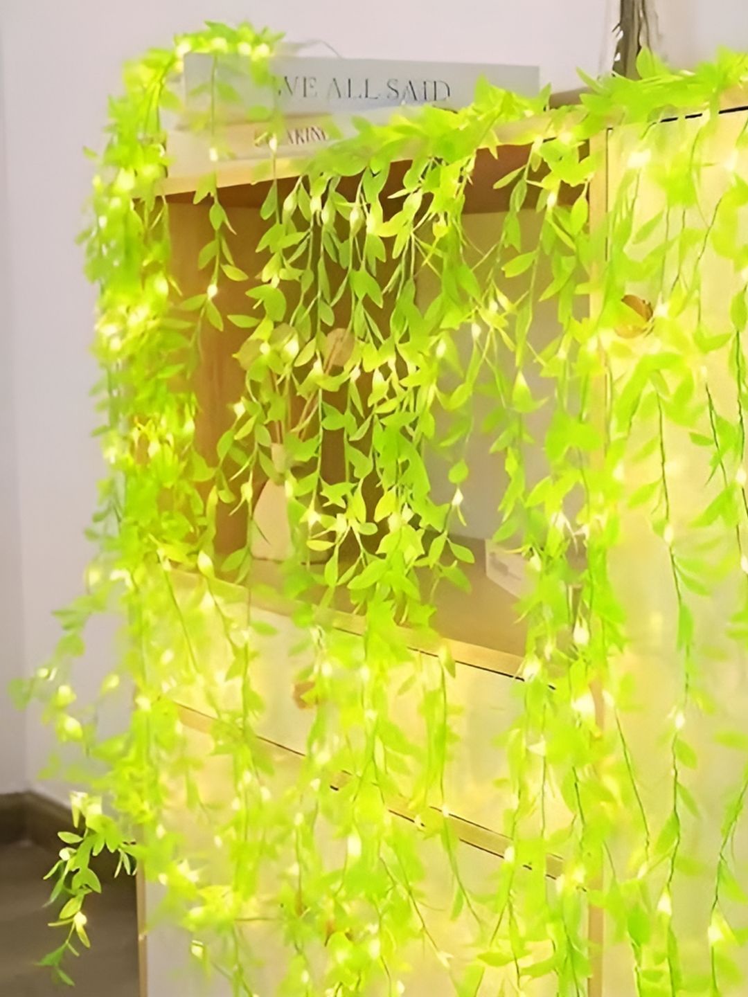 ENORMITY Yellow Floral Shaped String Lights-image-14