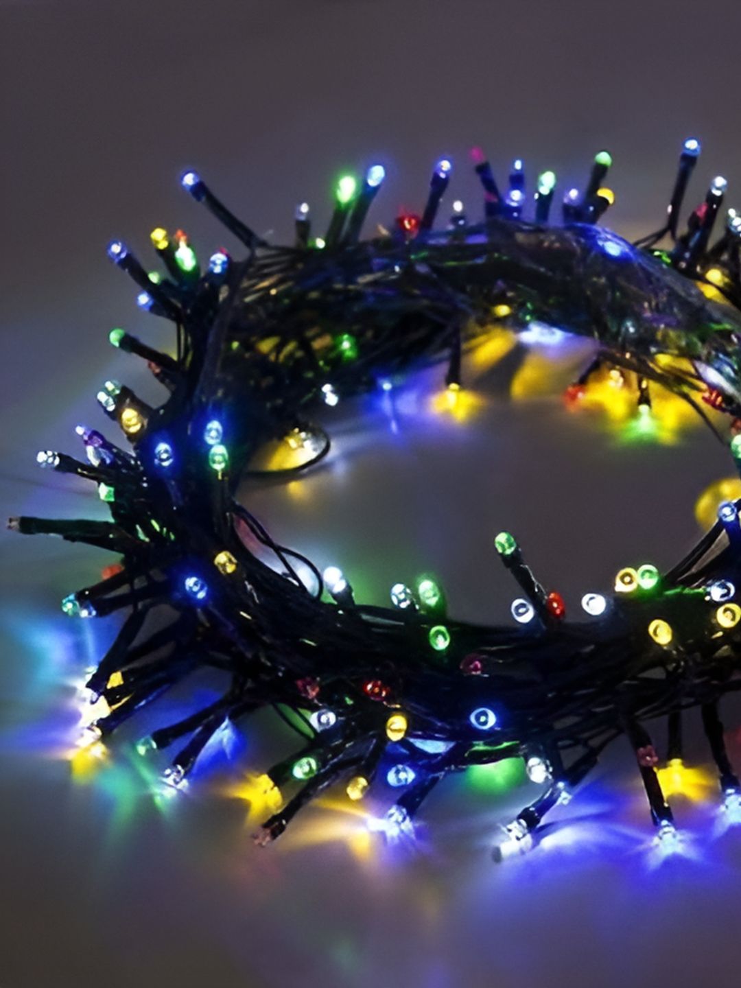 ENORMITY Blue & Green Rice Shape String Lights-picture-42