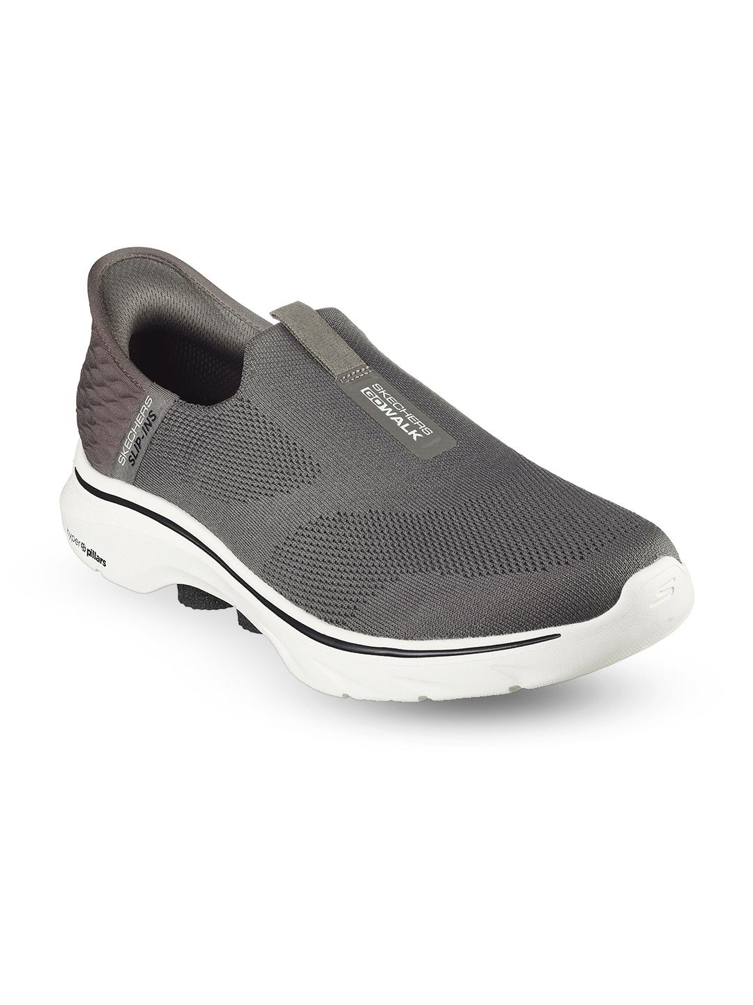 Skechers Men Self Design Non-Marking Slip On Walking Shoes-picture-21