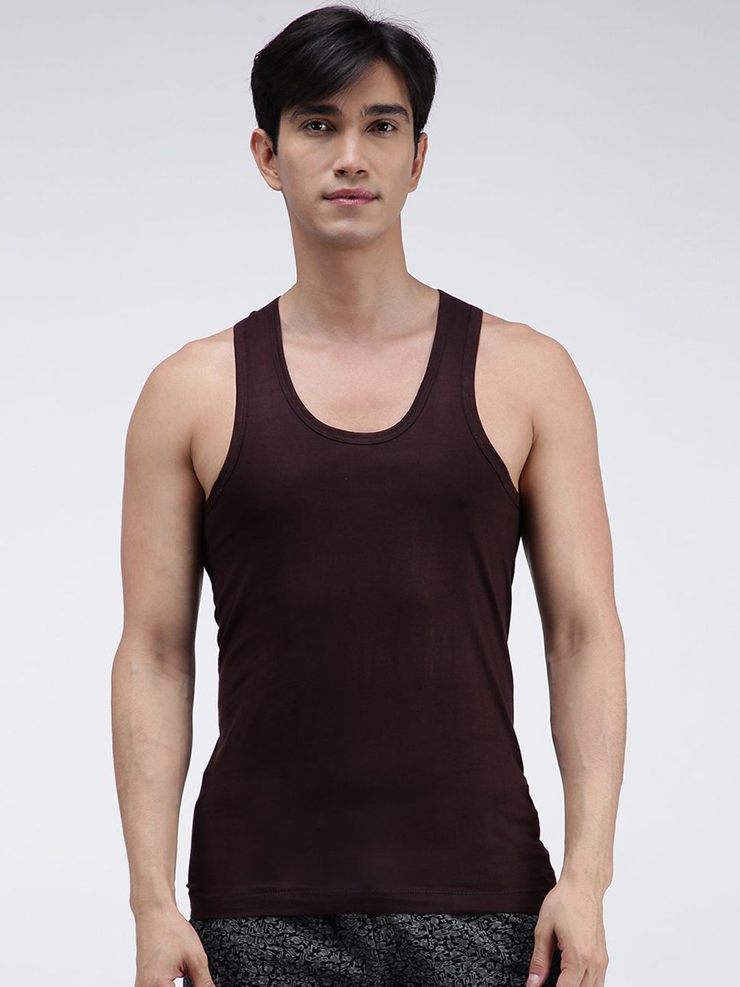 AMUL COMFY Men Scoop Neck Cotton Sleeveless Basic Innerwear Vests - AC-CVESTRN-CB-XS-1PC-image-28