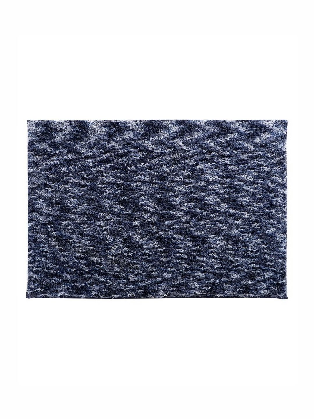 Pano Charcoal & Blue Printed  2000 GSM Anti-Skid Bath Rug-picture-32