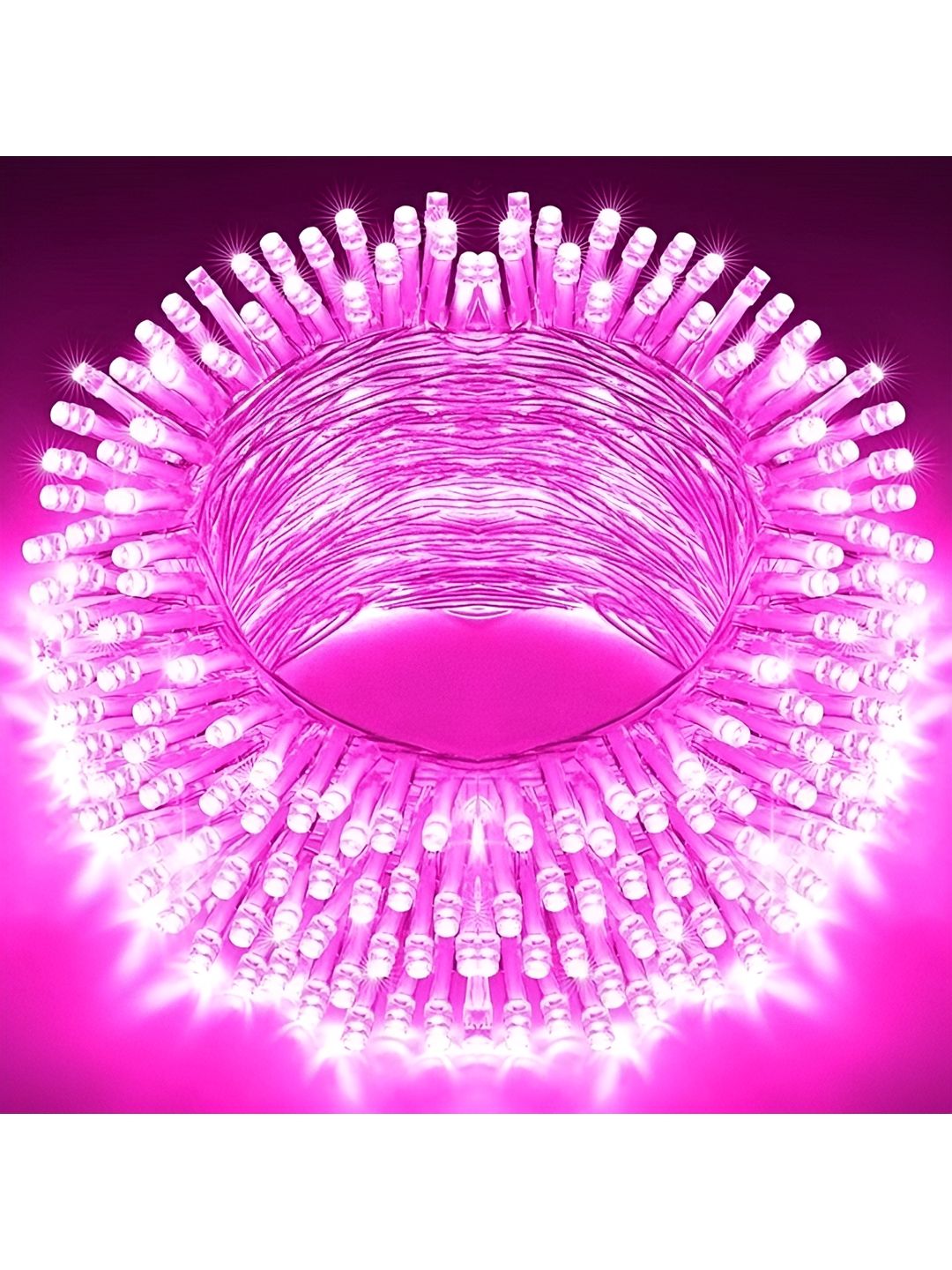ENORMITY Pink Rice Shape String Lights-picture-16