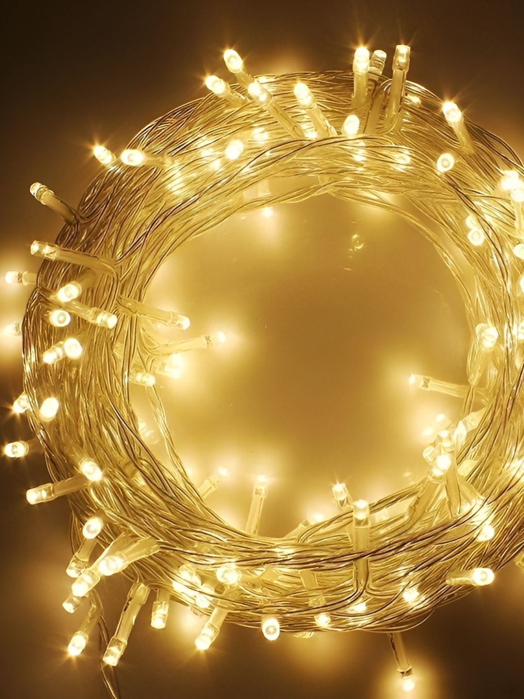 ENORMITY Yellow Rice Shape String Lights-picture-11