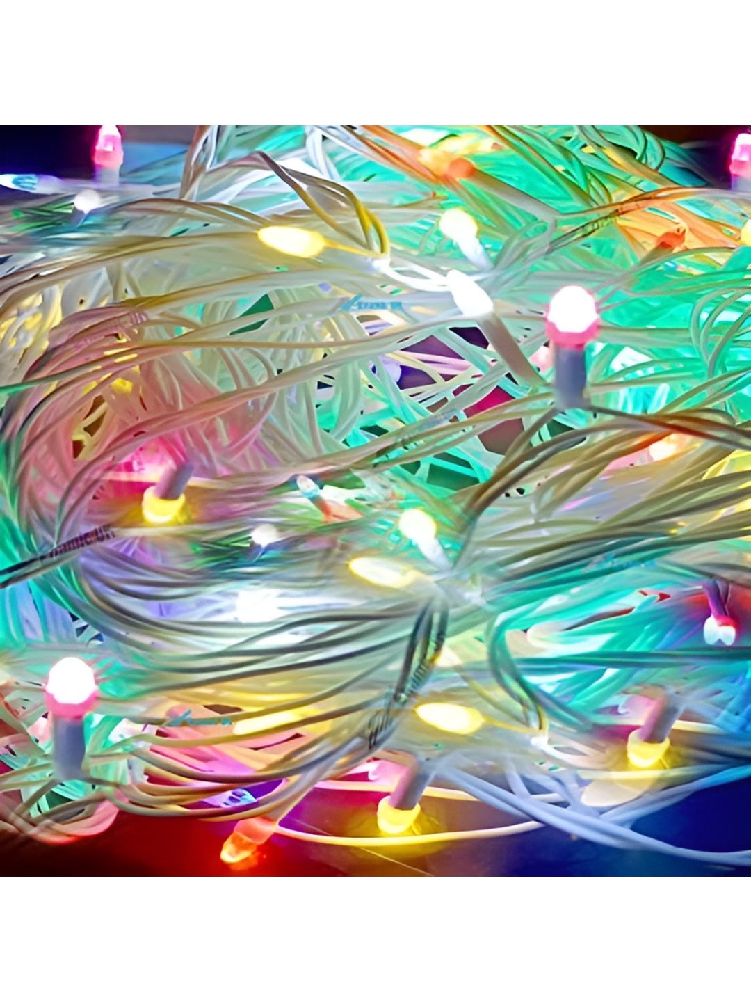 ENORMITY Blue & Green Rice Shape String Lights-picture-43