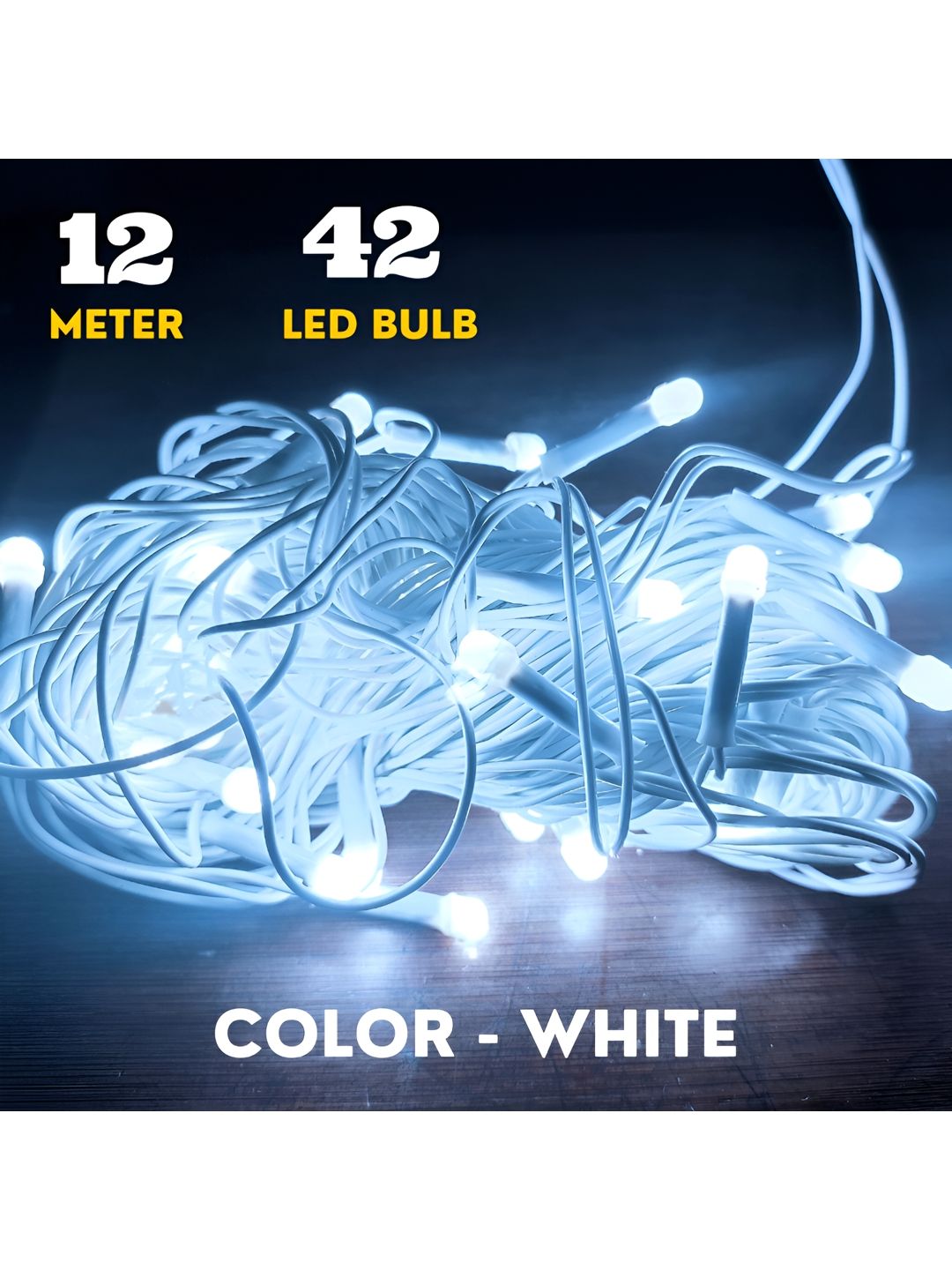 ENORMITY  White Rice Shaped  LED String Lights-picture-47