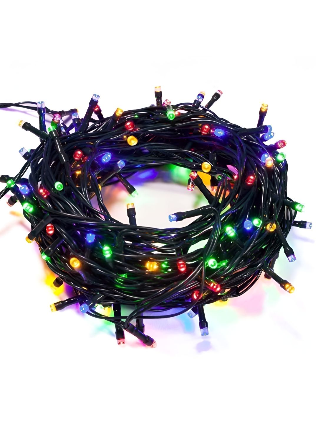 ENORMITY Blue & Yellow Rice Shape String Lights-picture-17