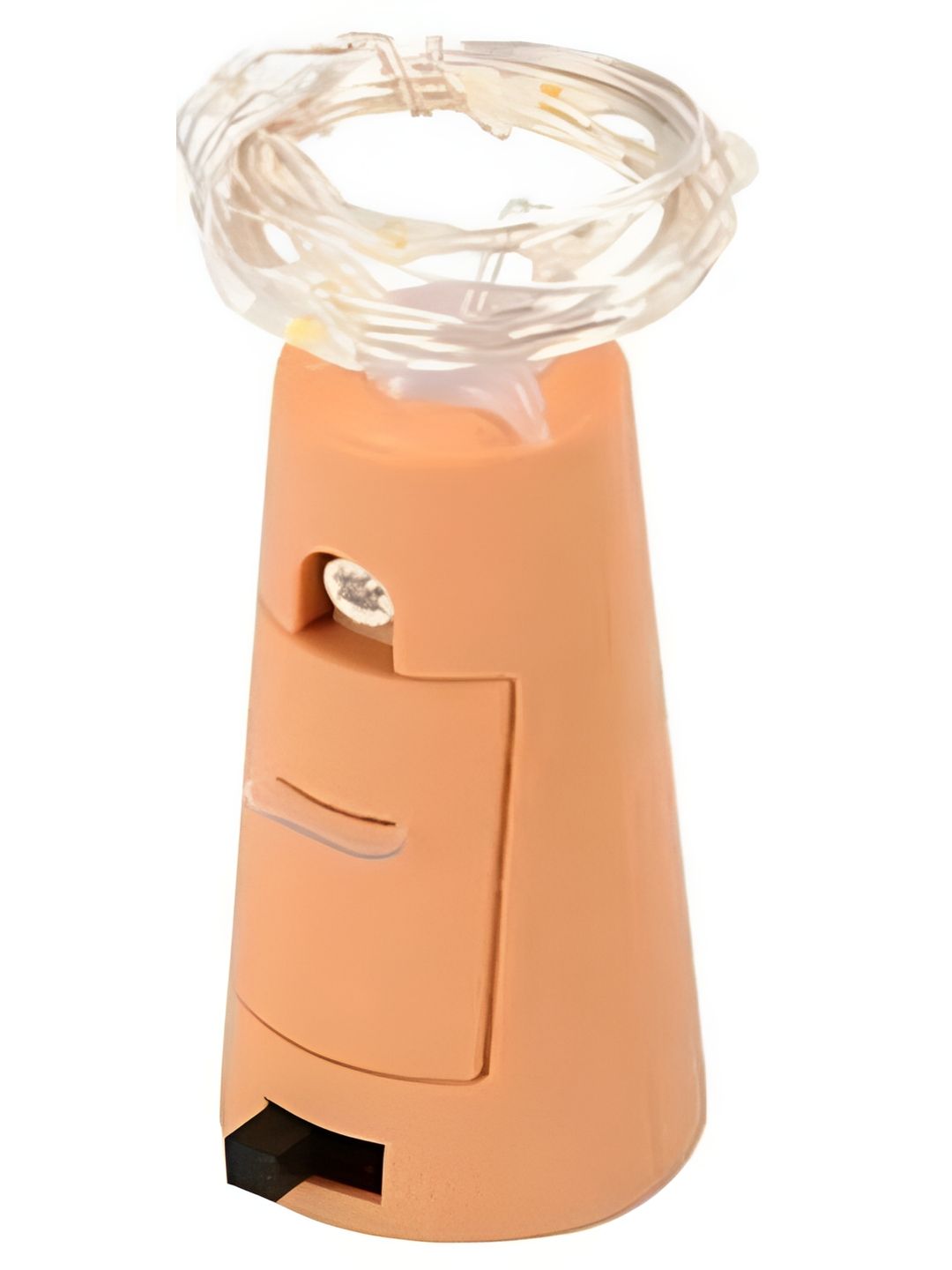ENORMITY Yellow & Brown Rice Shape Cork String Light-image-8