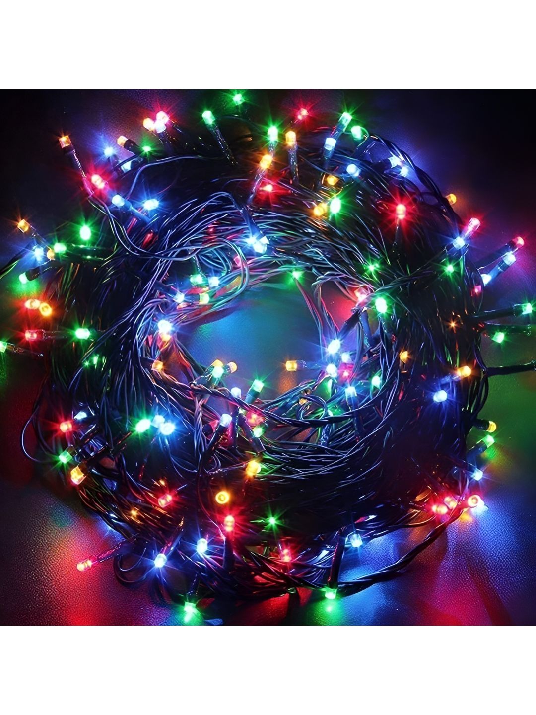 ENORMITY Blue & Red Rice Shape String Lights-picture-20