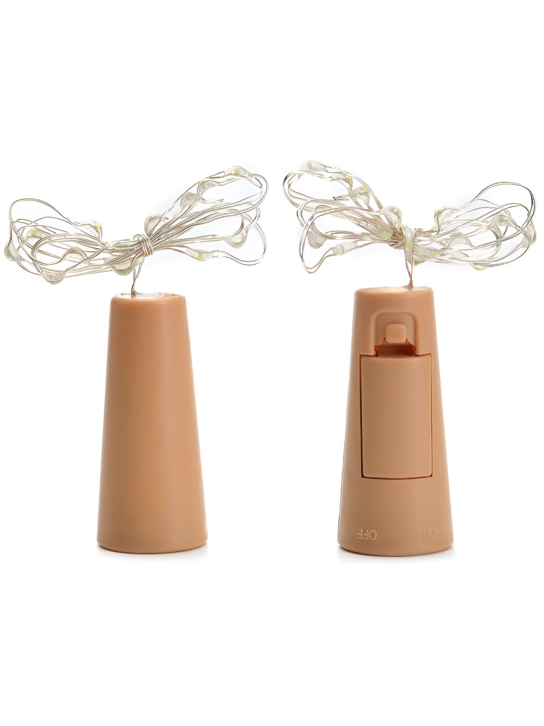 ENORMITY 2Pcs Yellow & Brown Rice Shape Cork String Light-picture-20