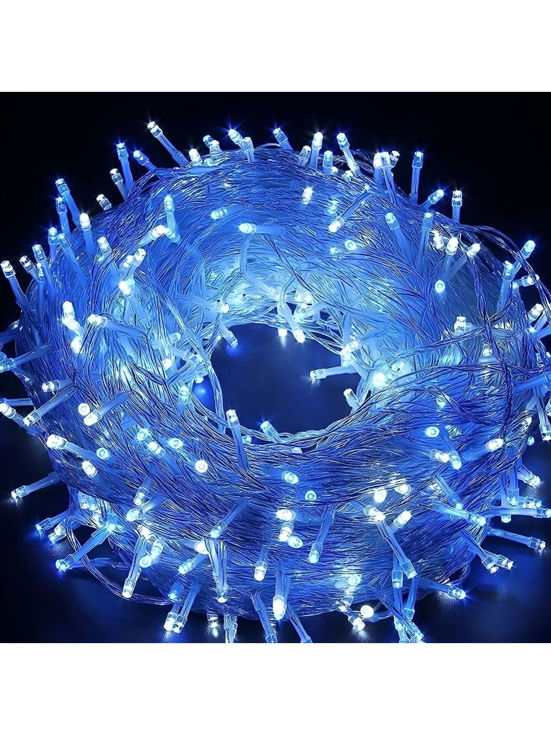 ENORMITY Blue Rice Shape String Light-picture-52