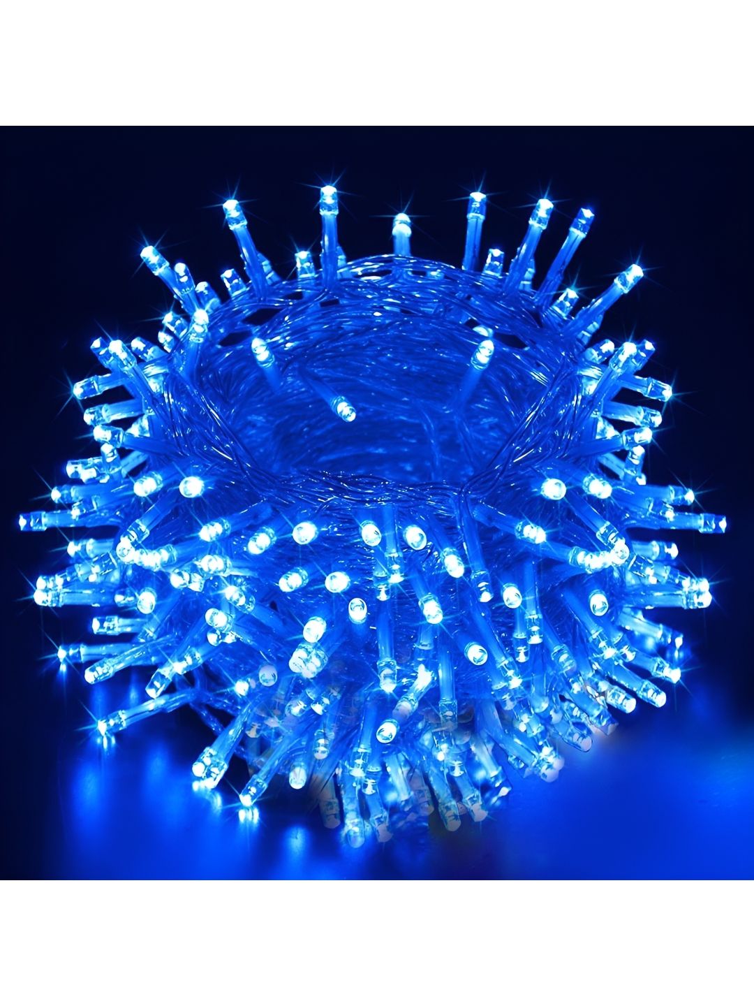 ENORMITY Blue Rice Shape String Light-picture-26