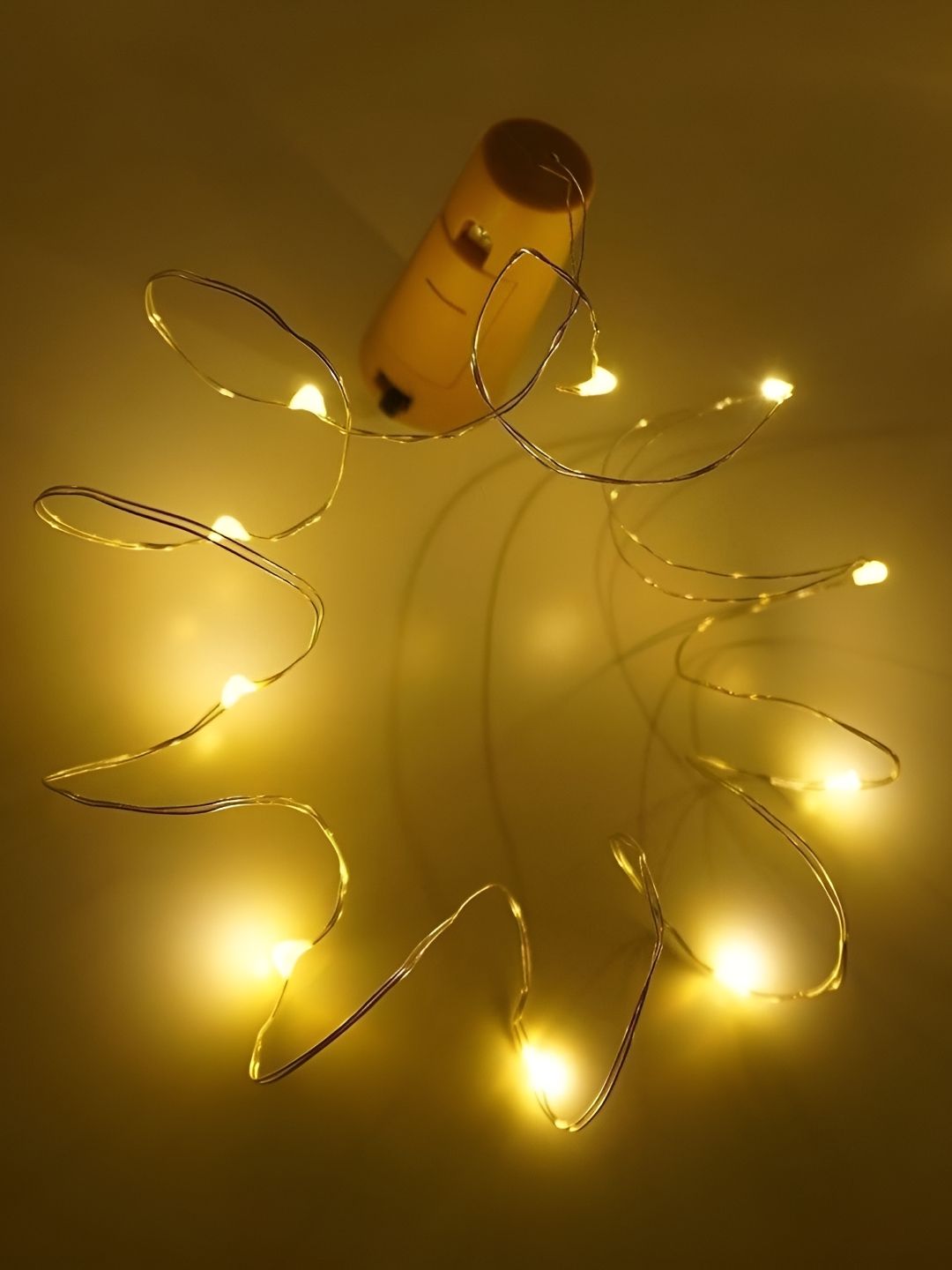 ENORMITY 2-Pcs Yellow & White Rice Shape Bulb String Lights-picture-14