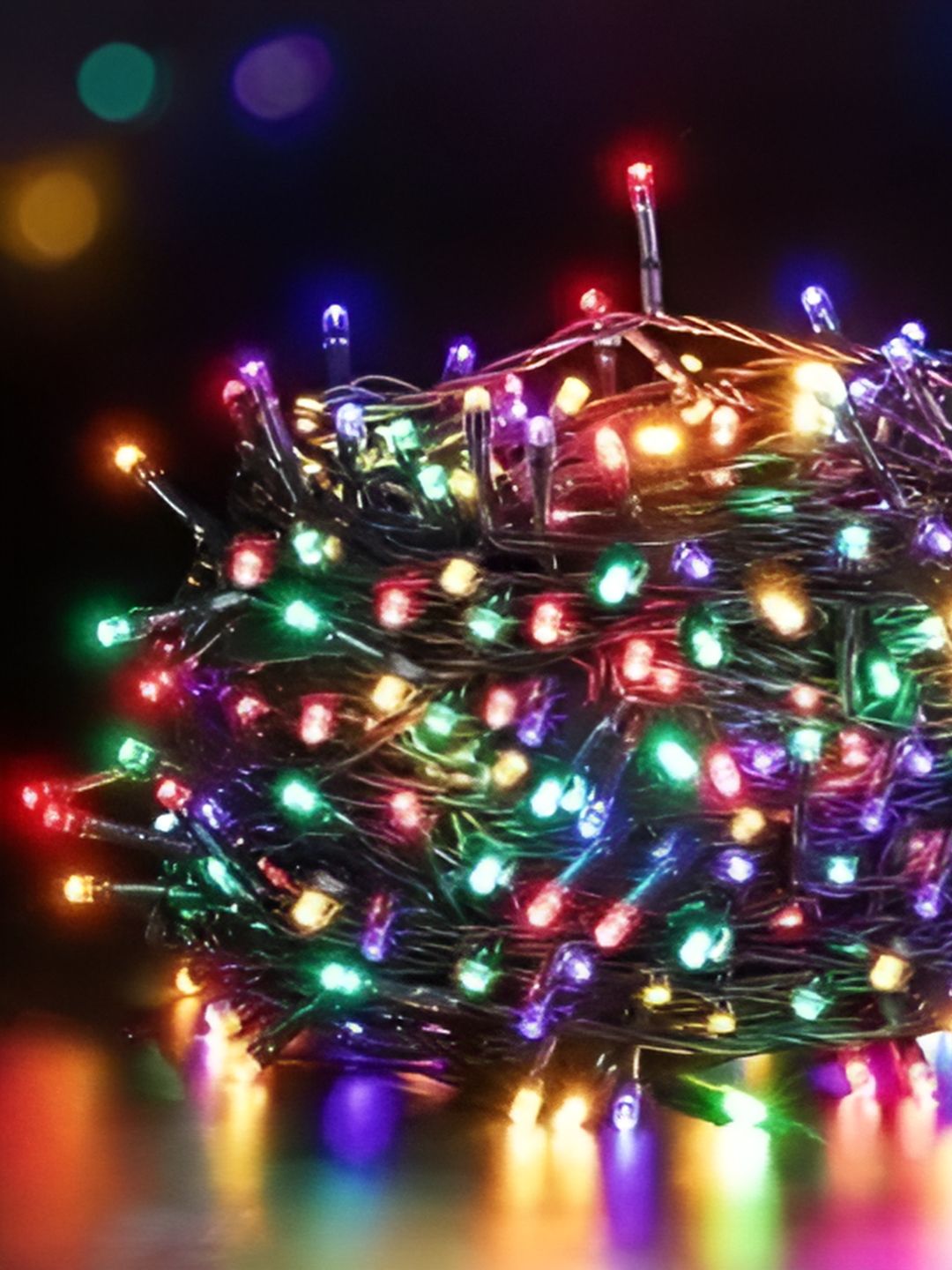 ENORMITY Yellow & Red Rice Shaped String Lights-picture-49
