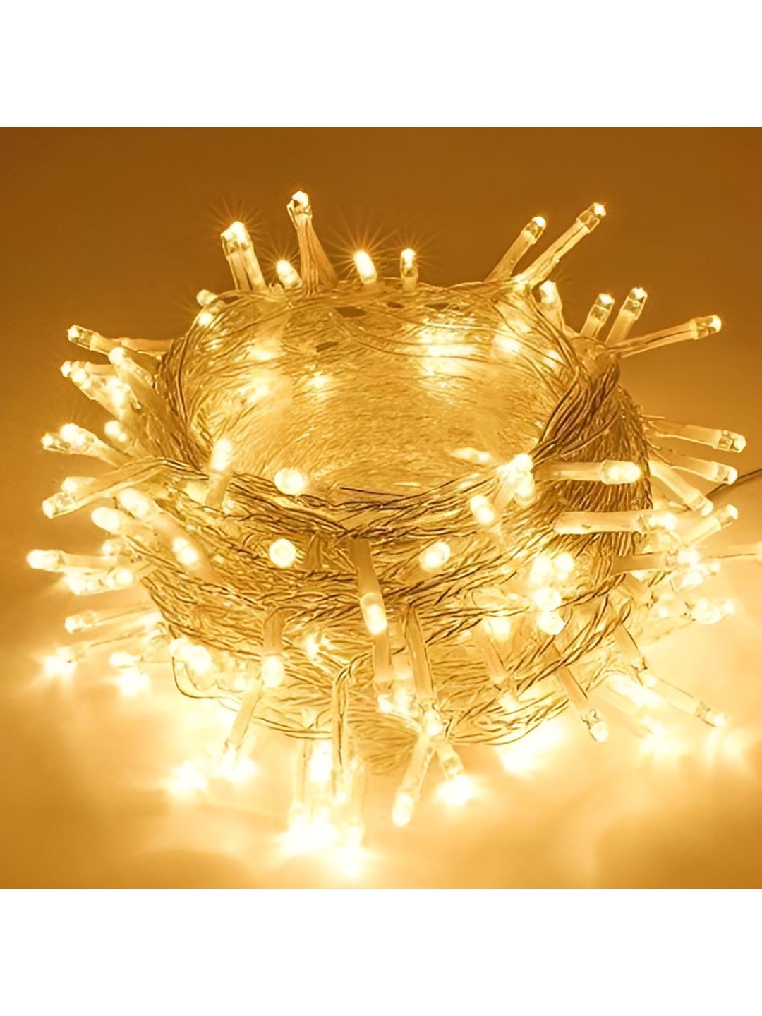 ENORMITY Yellow Rice Shape String Lights-image-15