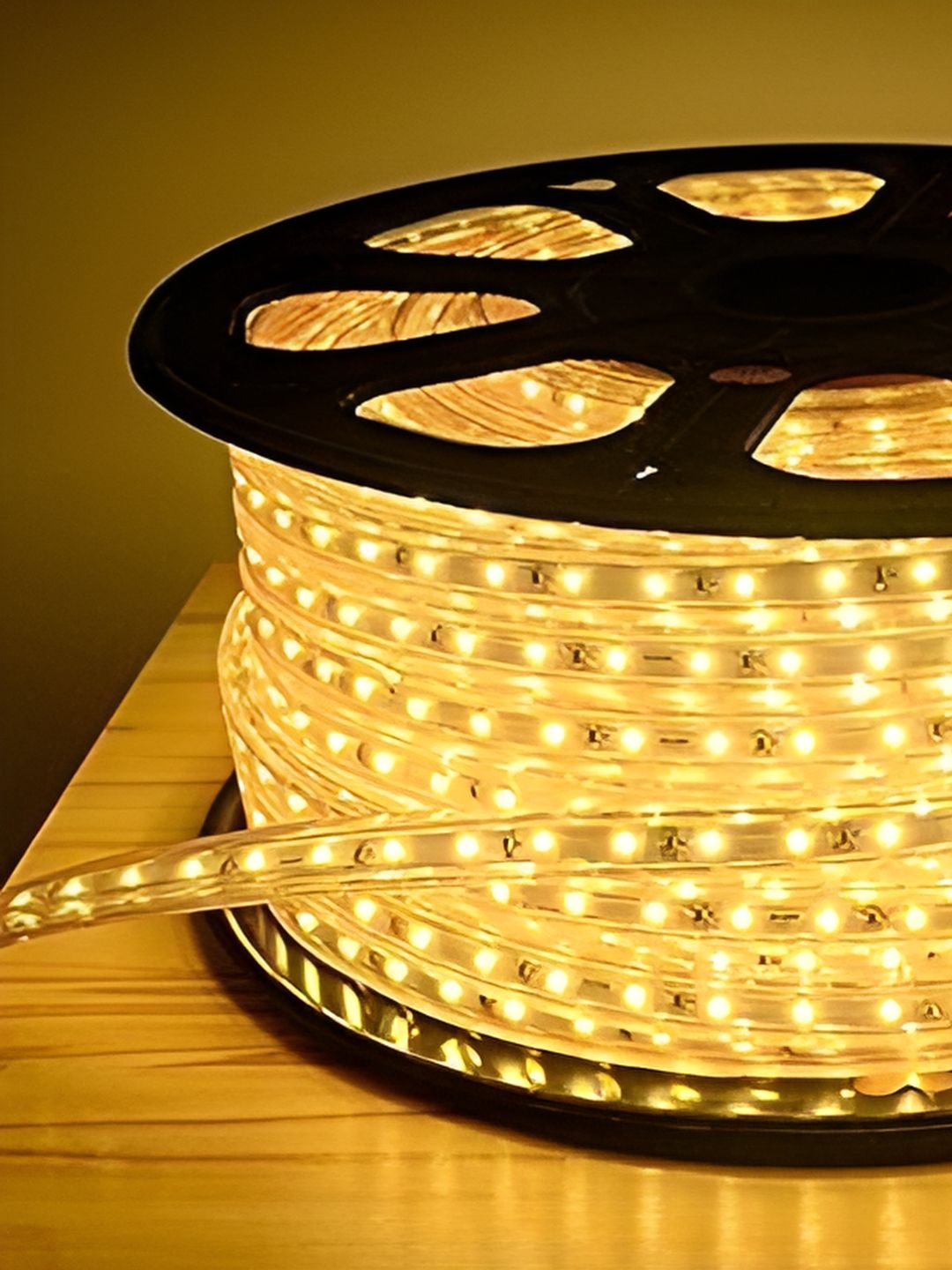 ENORMITY Yellow Rice Shape Bulb String Lights-image-19