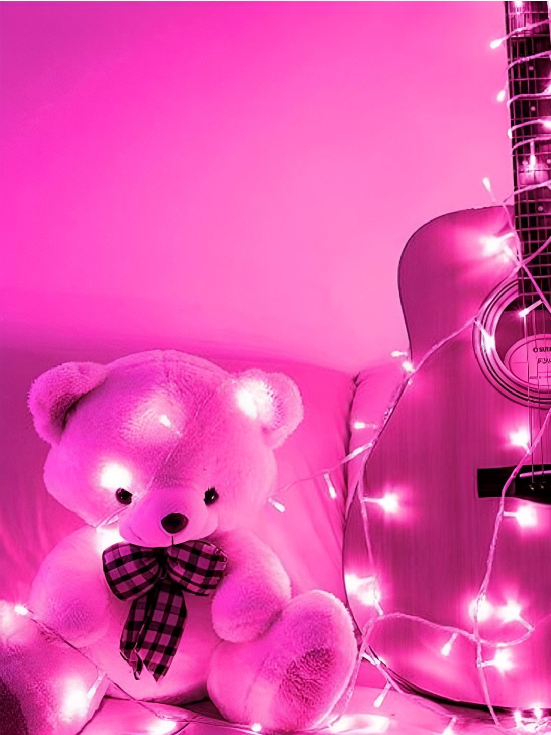 ENORMITY Pink Rice Shape String Lights-picture-58