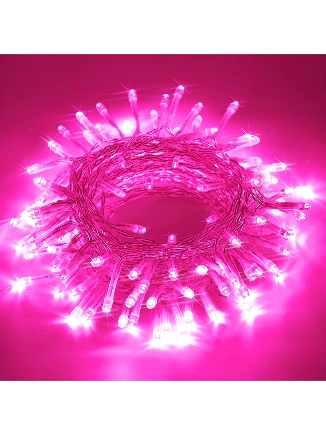 ENORMITY Pink Cylindrical Shape String Light-picture-33