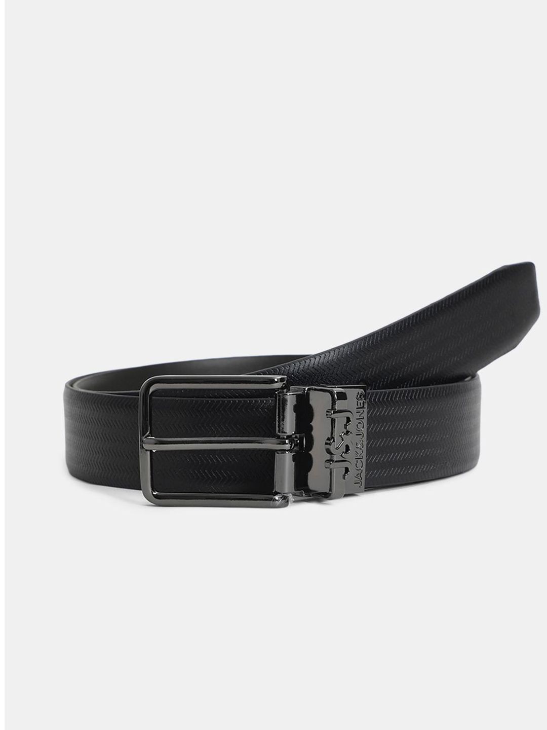 Jack & Jones Men Textured Leather Reversible Belt-picture-28