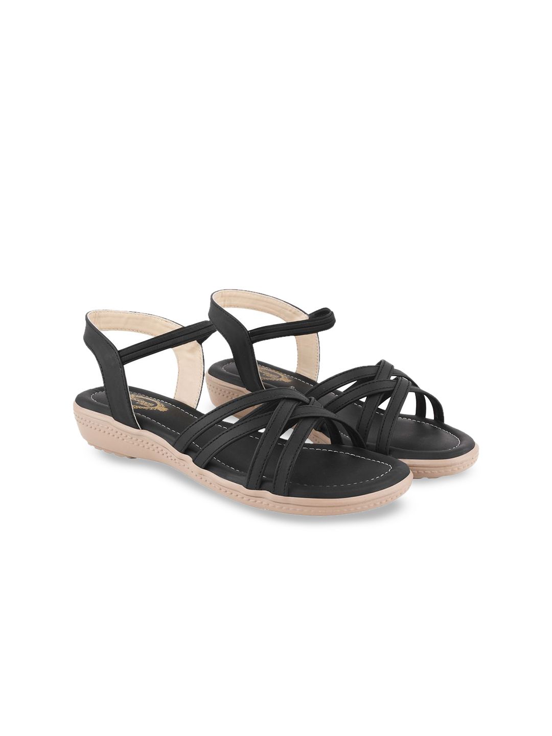 Shoetopia Girls Open Toe Flats with Bows-picture-18