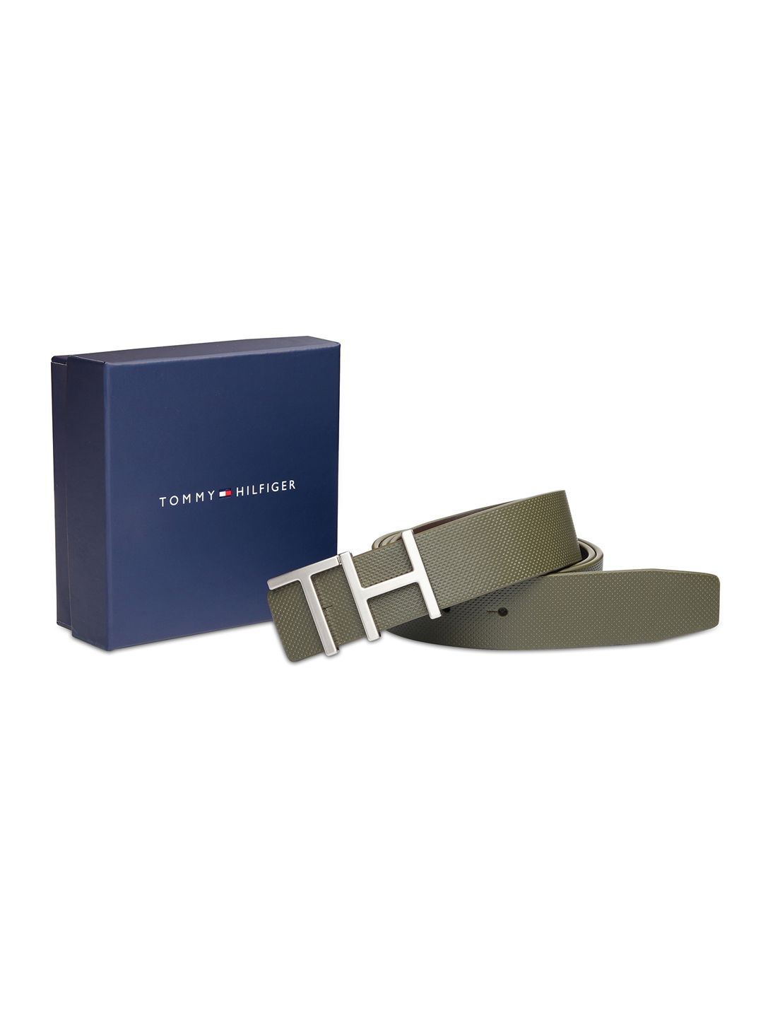 Tommy Hilfiger Men Textured Leather Reversible Belt-picture-12