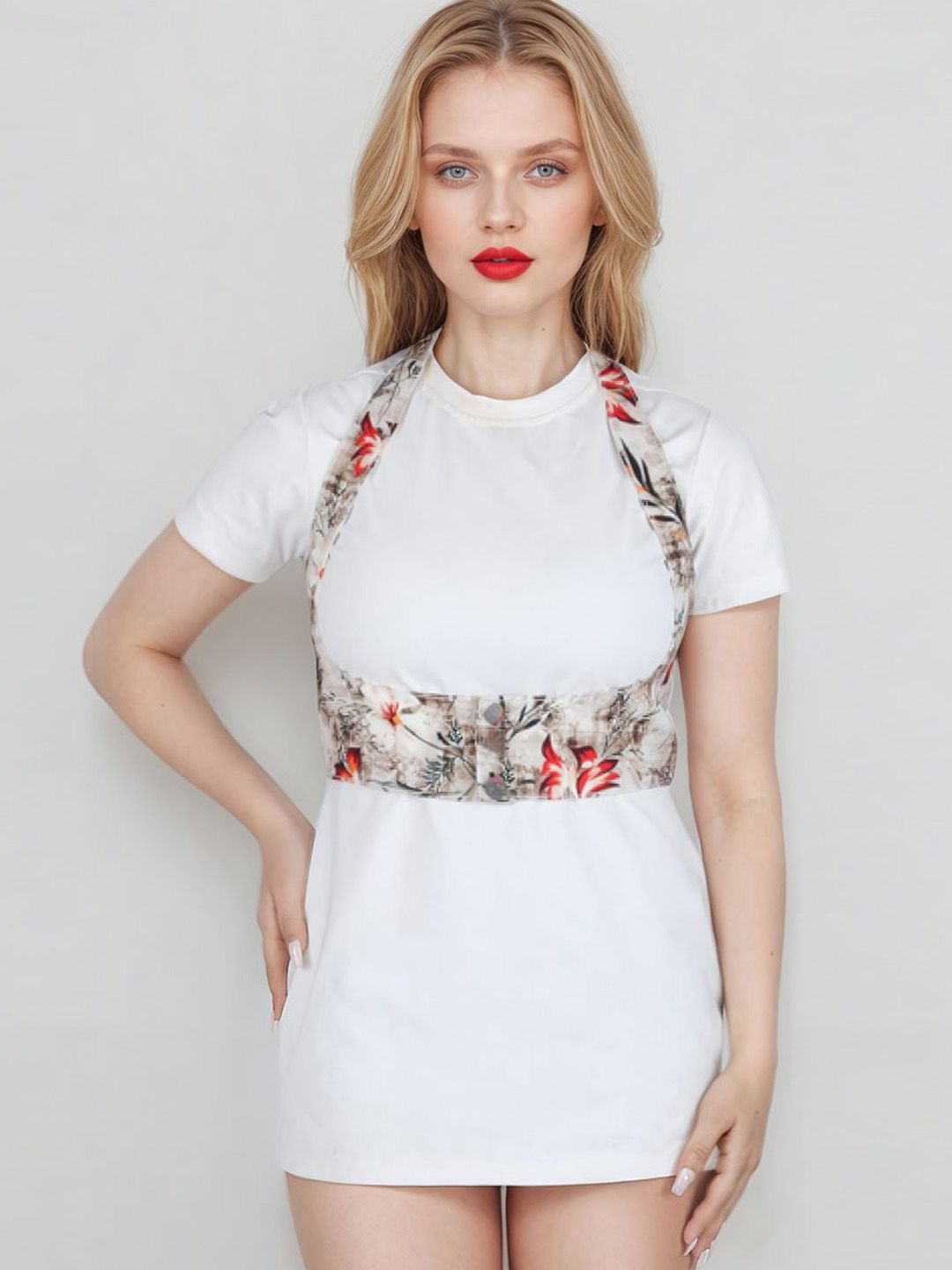 Bunny Corset Printed Pure Cotton Waistcoat-picture-35