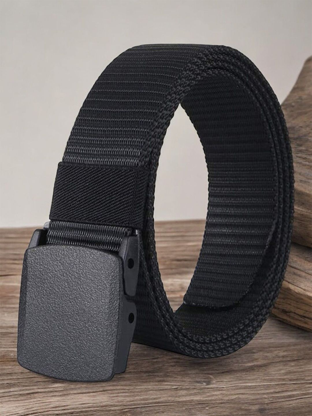 The Roadster Lifestyle Co Men Textured Casual Belt