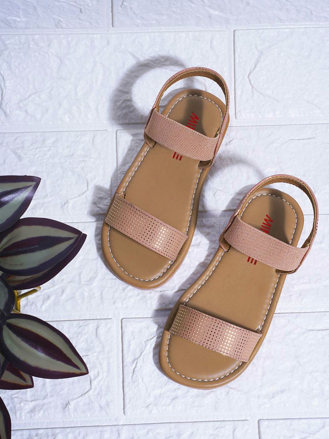 Minesole Girls Embellished Open Toe Flat-picture-40