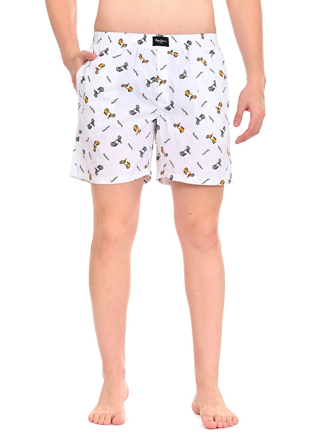 Pepe Jeans Men Printed Pure Cotton Boxers-picture-33