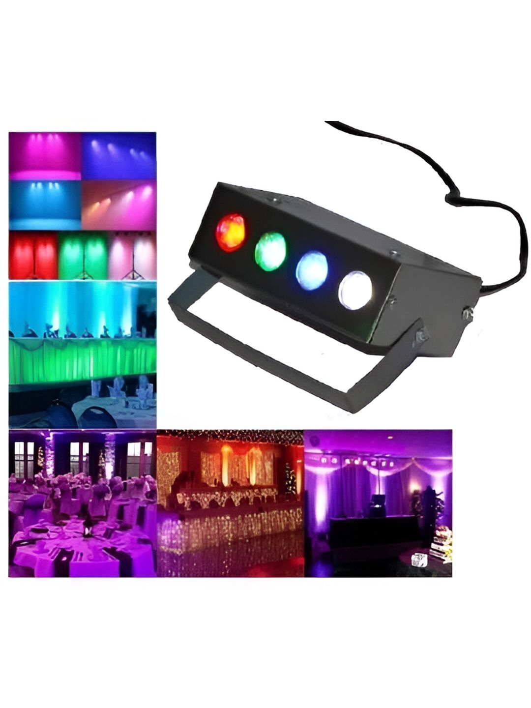 ENORMITY Red & Blue 4 LCD Mini Laser Projector Par Light-image-30