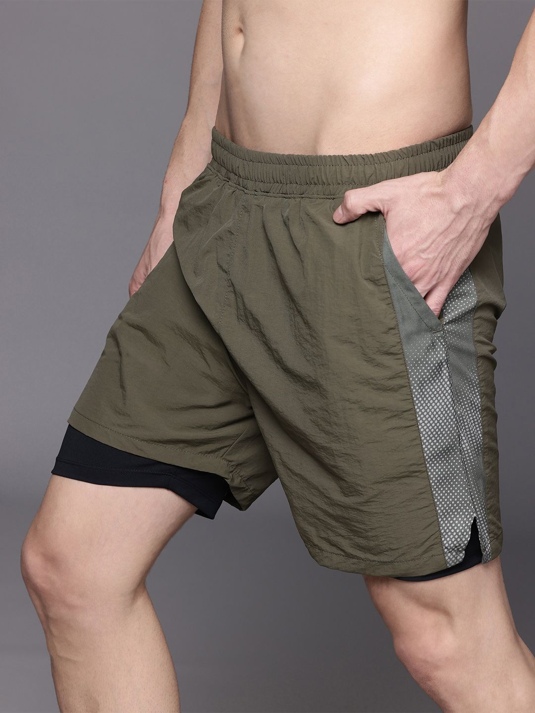 HRX by Hrithik Roshan Men Midpremiumrange Rapid-Dry Running Shorts-picture-29