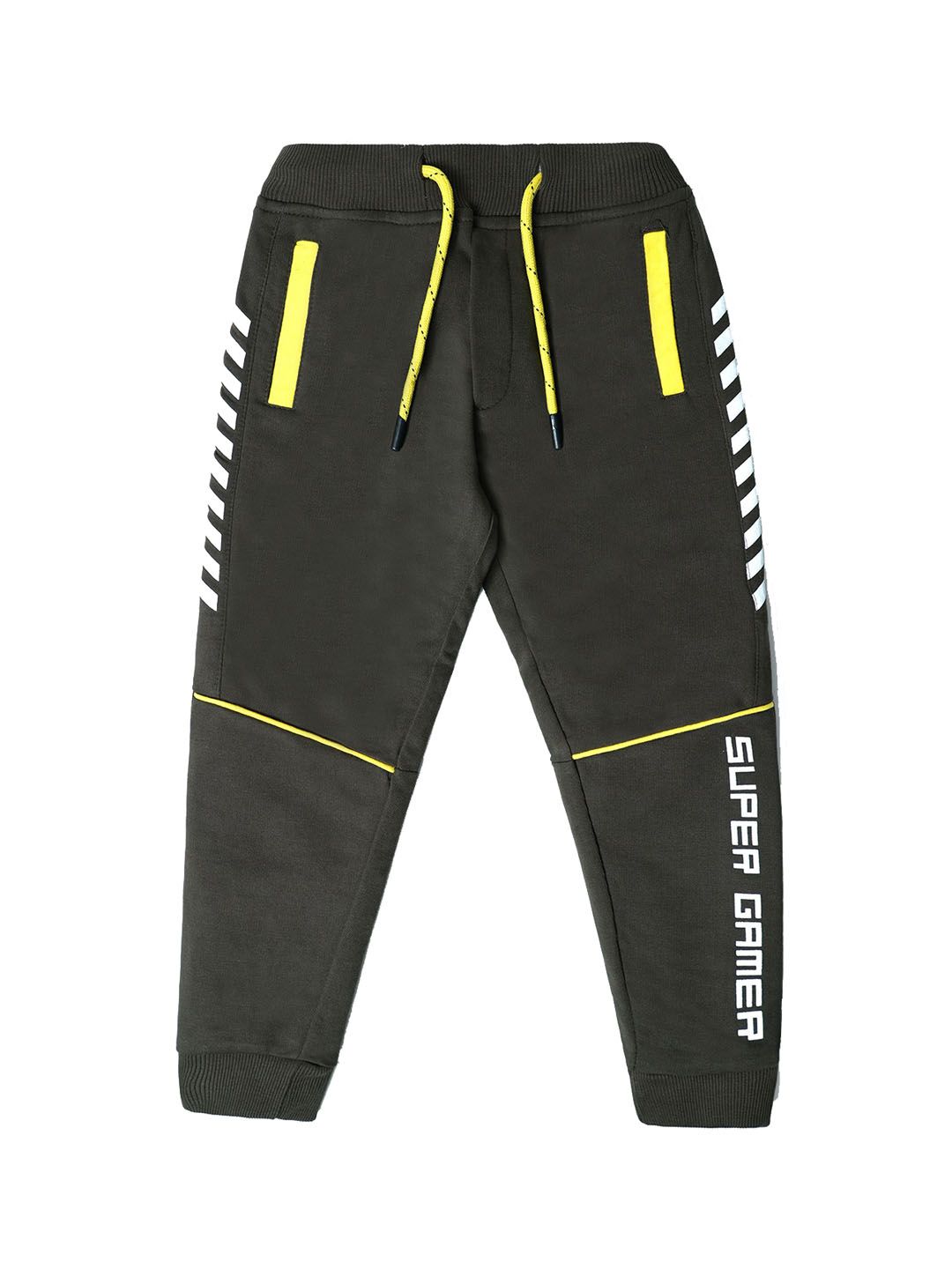 Nino Togs Boys Printed Pure Cotton Mid-Rise Joggers-picture-24