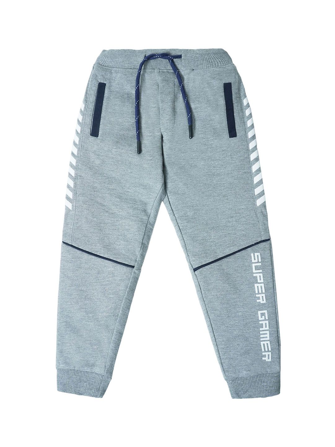 Nino Togs Boys Printed Mid-Rise Pure Cotton Joggers-picture-31