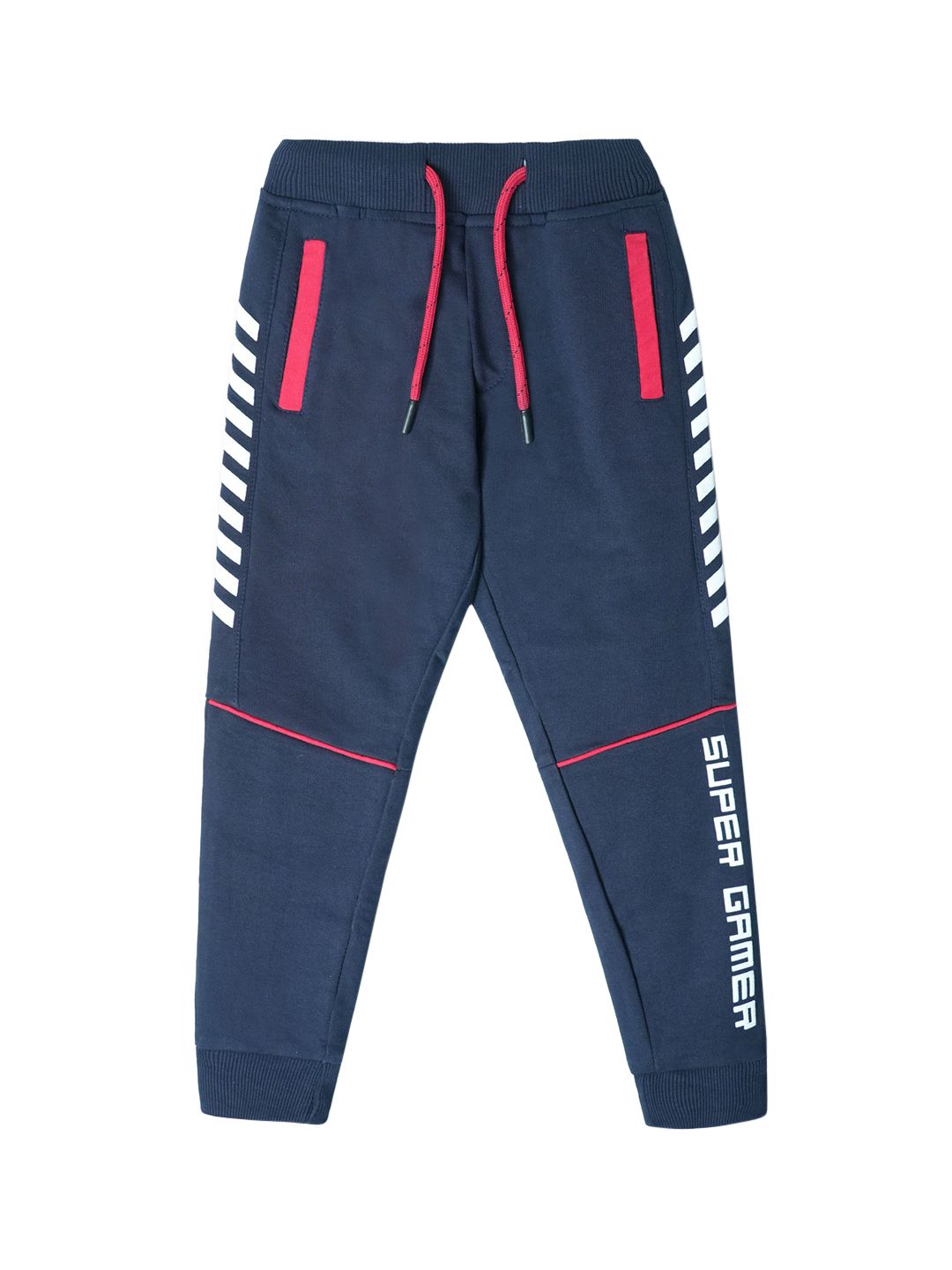 Nino Togs Boys Printed Pure Cotton Mid-Rise Joggers-picture-21