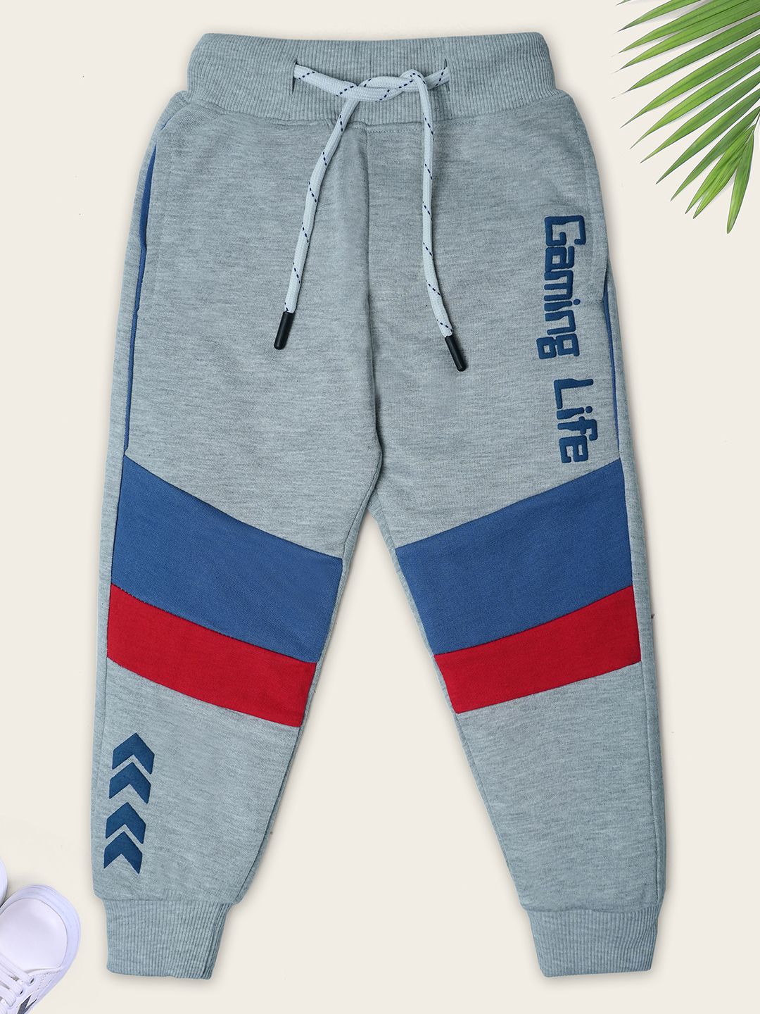 Nino Togs Boys Printed Mid-Rise Pure Cotton Joggers-picture-32