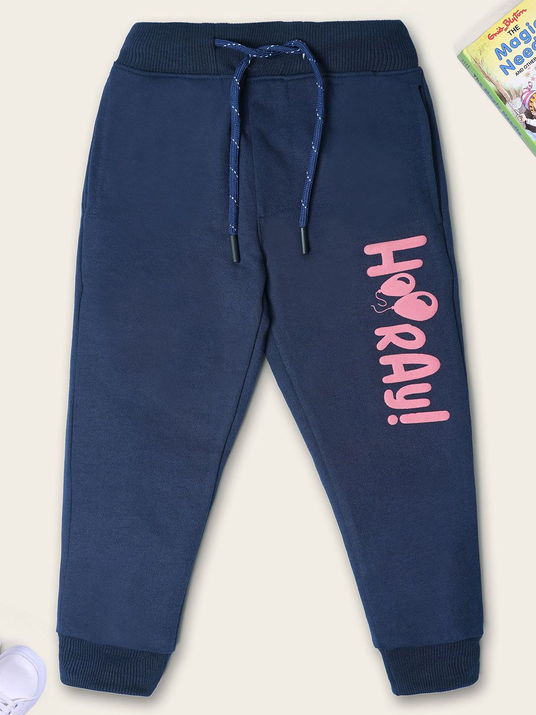 Nino Togs Boys Printed Mid-Rise Pure Cotton Joggers-picture-30