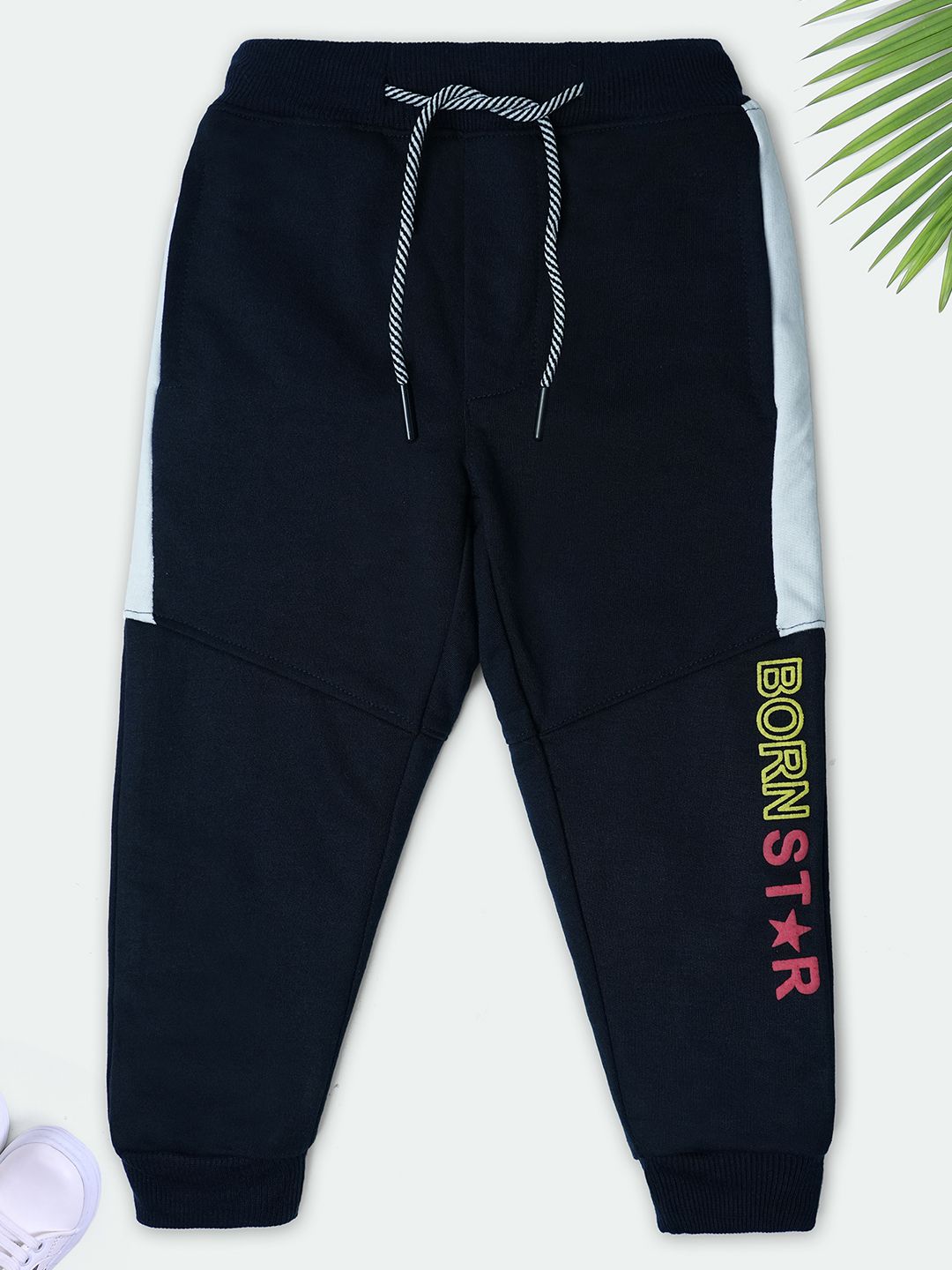 Nino Togs Boys Printed Pure Cotton Mid-Rise Joggers-picture-23