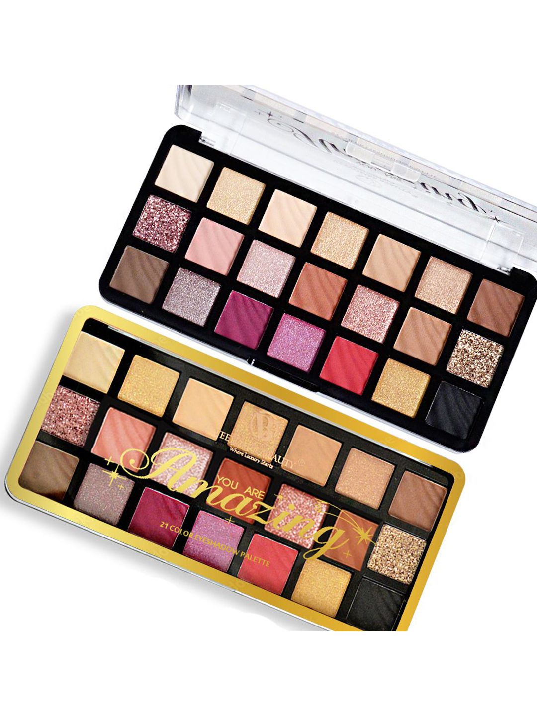Adbeni You Are Amazing 21 Color Eyeshadow Palette - 21g - Shade 04-image-27