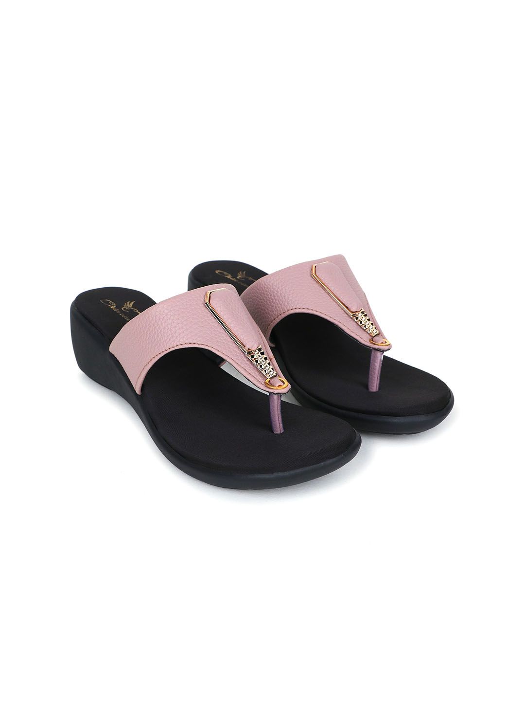 CHINRAAG Women Embellished T-Strap Flats-image-27