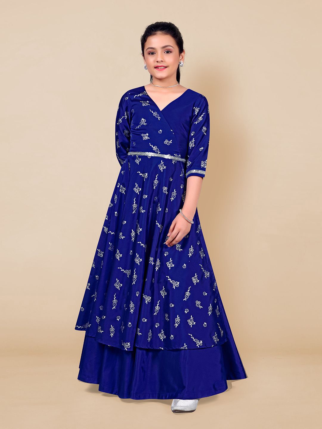 BAESD Print Satin Fit & Flare Maxi Dress-picture-24