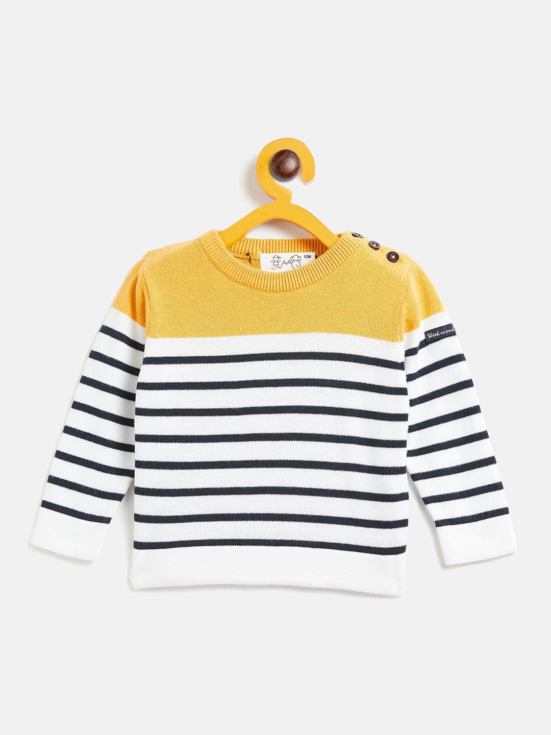 JWAAQ Unisex Kids Striped Pullover-picture-22