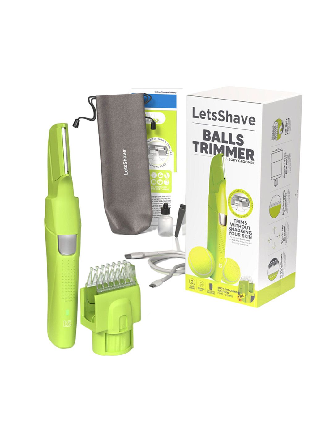 LetsShave Waterproof Balls Trimmer-image-1