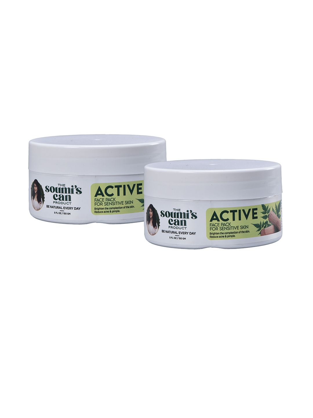 THE SOUMI'S CAN PRODUCT Active Set Of 2 Face Pack- 150 g Each-picture-47