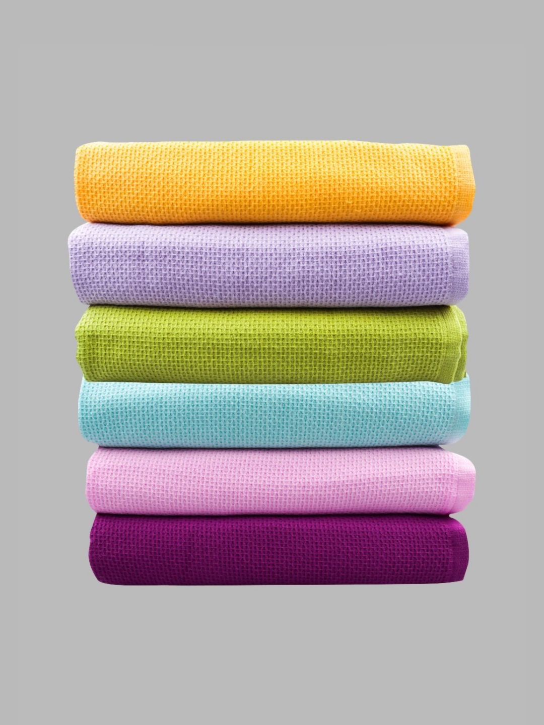 Ramraj Purple & Blue Cotton 170 GSM Towel Set-picture-10