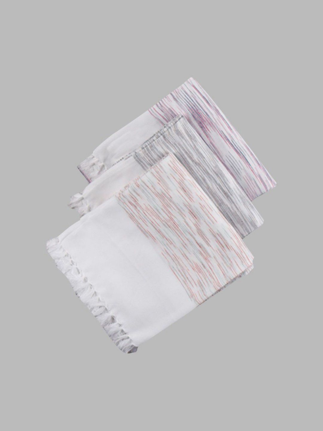 Ramraj Pure Cotton Pack of 3 Checked 180 GSM Bath Towel-picture-33